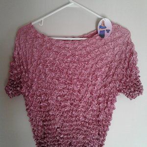 New Ladies Pink Top. One Size Fits All